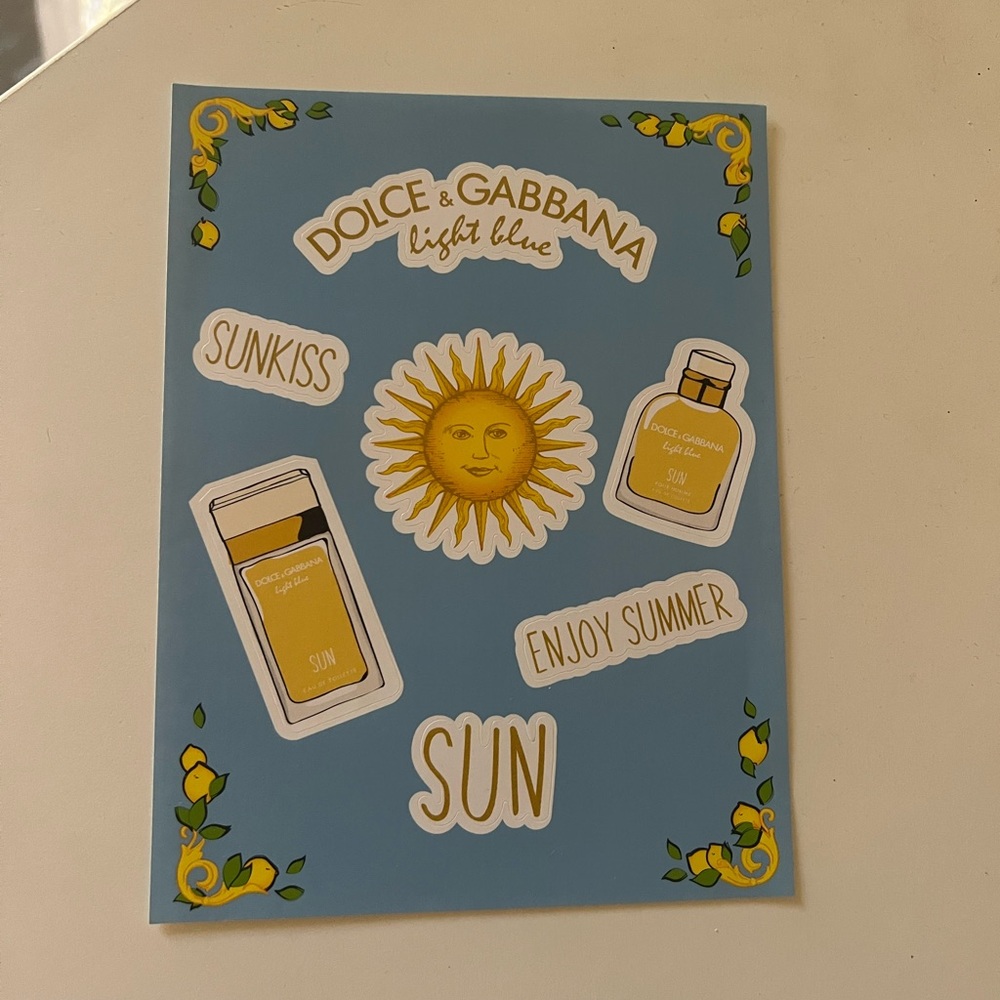 Dolce and gabanna stickers